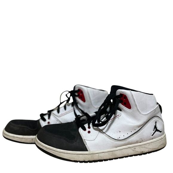 Nike Air Jordan 1 Flight 2 Premium White-Black-Red 640603-101 Men\'s Size 13 main image 7